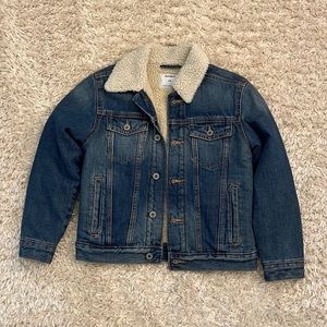Denim Sherpa jacket